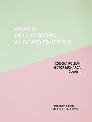 cover image of Aportes de la filosofía al campo educativo